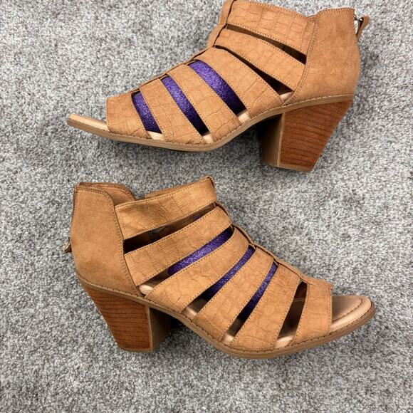 Dr. Scholl's Blocked heel sand dollar gladiator sandals size 10 - Picture 9 of 12